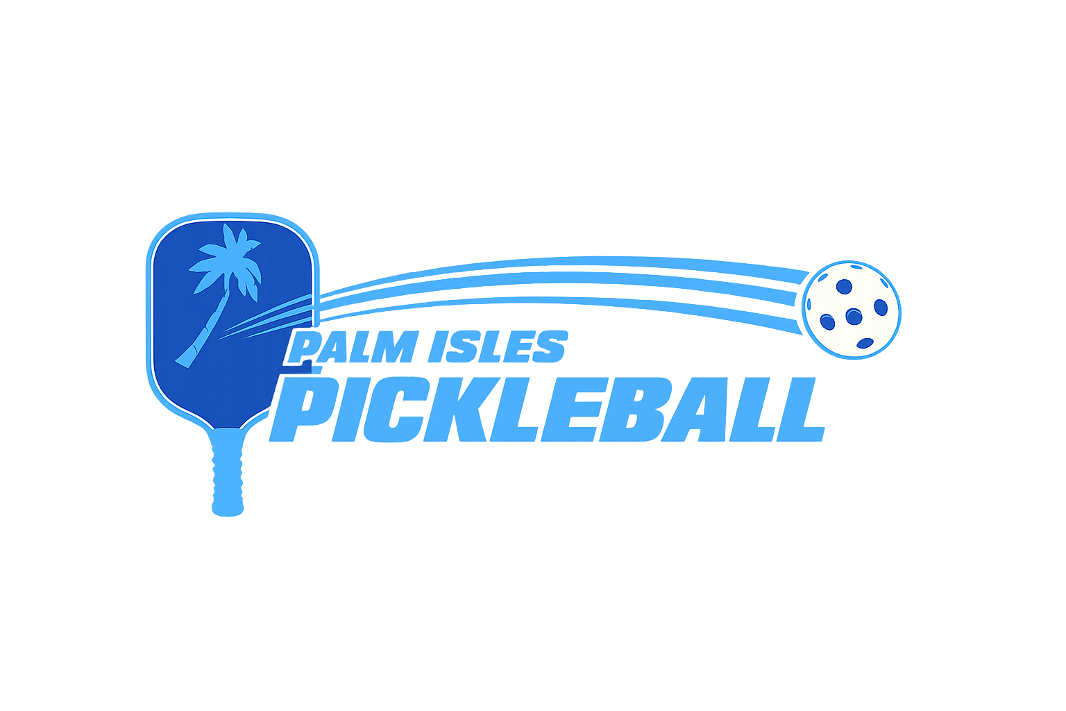 Palm Isles Pickleball Club Logo